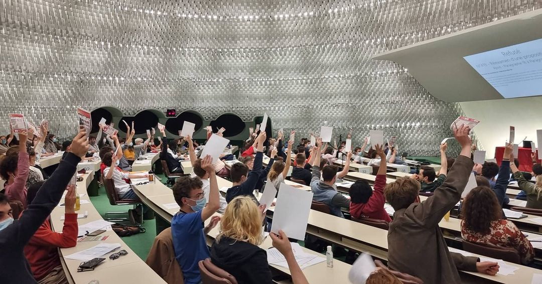 photo d'un vote à l'ANA21